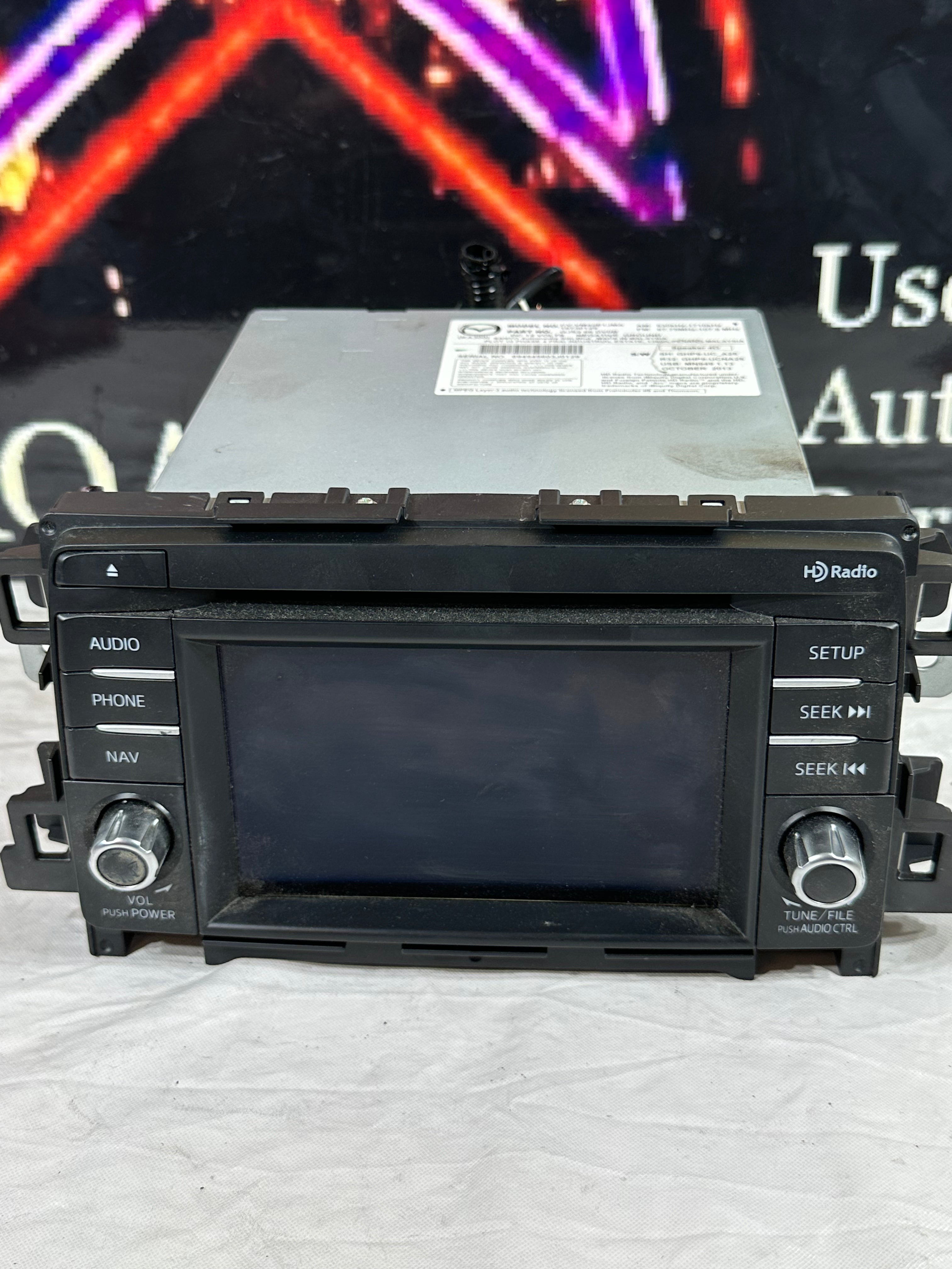 2014-2015 Mazda 6 GPS Navigation AM FM CD Radio Receiver OEM – Major Key