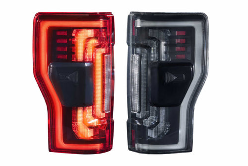 Ford Super Taillights, Super Duty Taillights, Ford 17-22 Taillights, Morimoto LED Taillights, XB Led Taillights, Ford LED Taillights, Super Duty XB Taillights, Ford Morimoto Taillights, Super Duty Morimoto Taillights, Red LED Taillights, Smoked LED Taillights