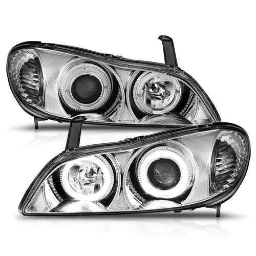 Infiniti Projector Headlight, Infiniti I-30 Headlight, I-35 02-04 Headlight, Chrome Projector Headlight, Anzo Projector Headlight