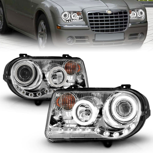 Chrysler Projector Headlights, Chrysler 300C Projector Headlights, Projector Headlights, Chrysler 05-10 Projector Headlights, Chrysler Chrome Headlights