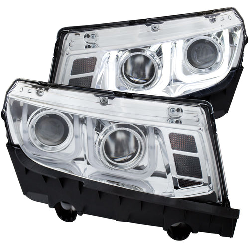 Chevy Camaro Projector Headlights, Camaro Projector Headlights, 2014-2015 Projector Headlights, Chrome Projector Headlights, Anzo Projector Headlights, LED Projector Headlights