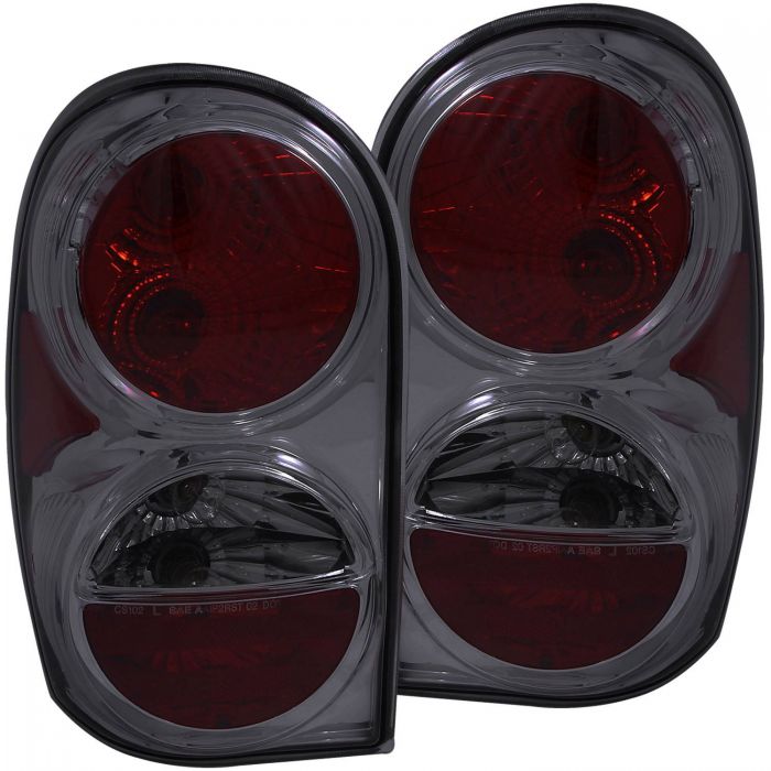 Jeep Tail Lights, Jeep Liberty Tail Lights, Liberty 02-07 Tail Lights, Smoke Tail Lights, Anzo Tail Lights, Tail Lights