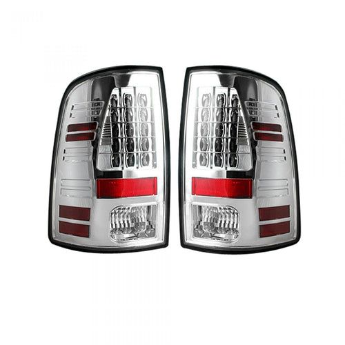 Dodge Tail Lights, Dodge RAM Tail Lights, RAM 1500 09-18 Tail Lights, RAM 2500 10-18 Tail Lights, RAM 3500 10-18 Tail Lights, Clear Tail Lights, Recon Tail Lights