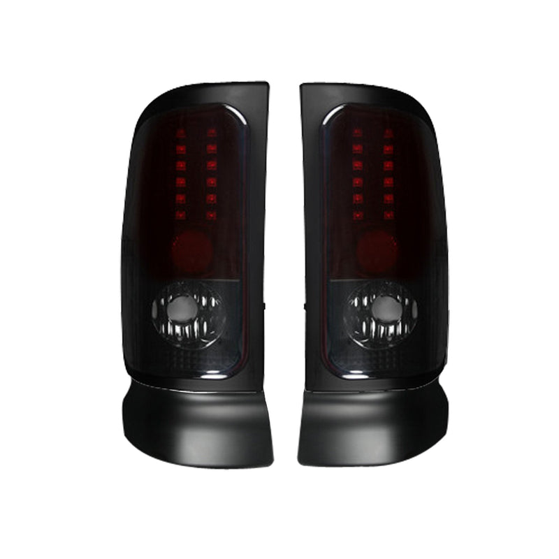 Dodge Tail Lights, Dodge RAM Tail Lights, RAM 1500 94-01 Tail Lights, RAM 2500 94-02 Tail Lights, RAM 3500 94-02 Tail Lights, Dark Red Smoked Tail Lights, Recon Tail Lights
