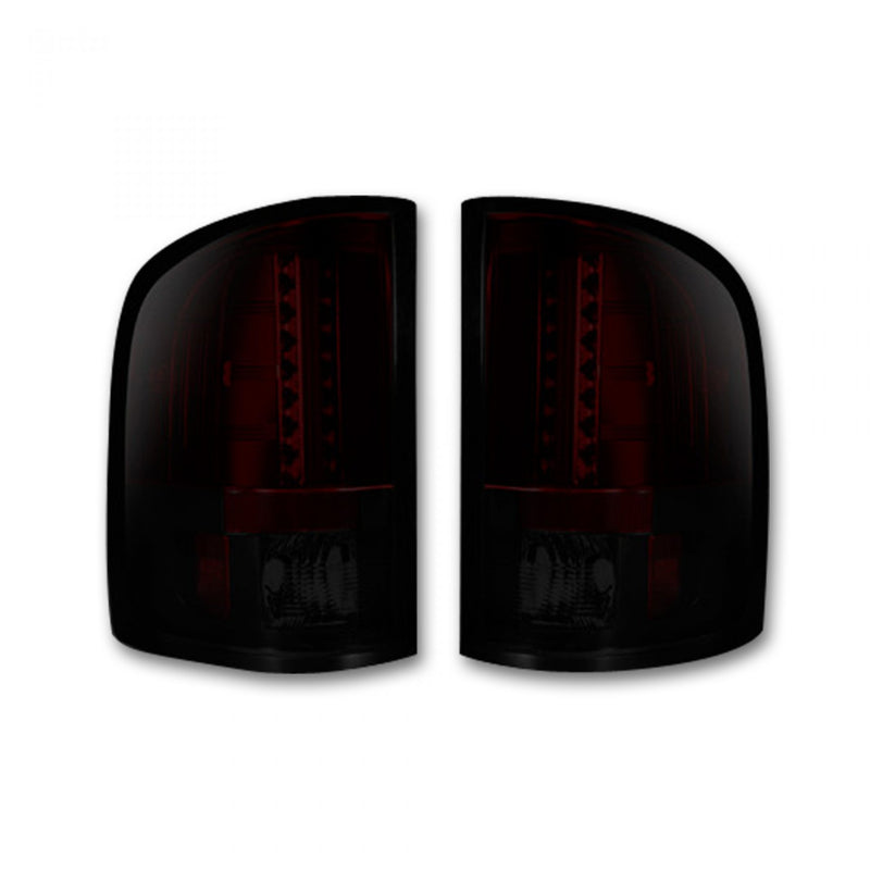 Chevy Tail Lights, Silverado Tail Lights, Silverado 07-14 Tail Lights, Red Smoked Tail Lights, Recon Tail Lights,  GMC Tail Lights, Sierra Tail Lights, Sierra 07-14 Tail Lights