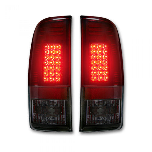 Ford Super Duty Tail Lights, Ford Tail Lights, Super Duty 08-16 Tail Lights, Tail Lights, Dark Red Smoked Tail Lights, Recon Tail Lights