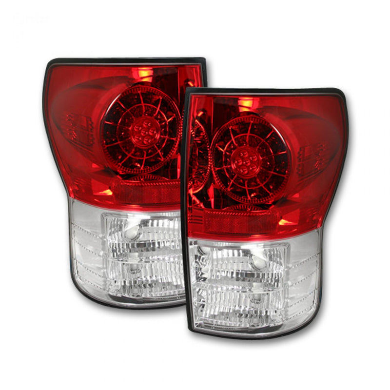 Toyota Tail Lights, Toyota Tundra Tail Lights, Tundra 07-13 Tail Lights, LED Tail Lights, Red Tail Lights, Recon Tail Lights