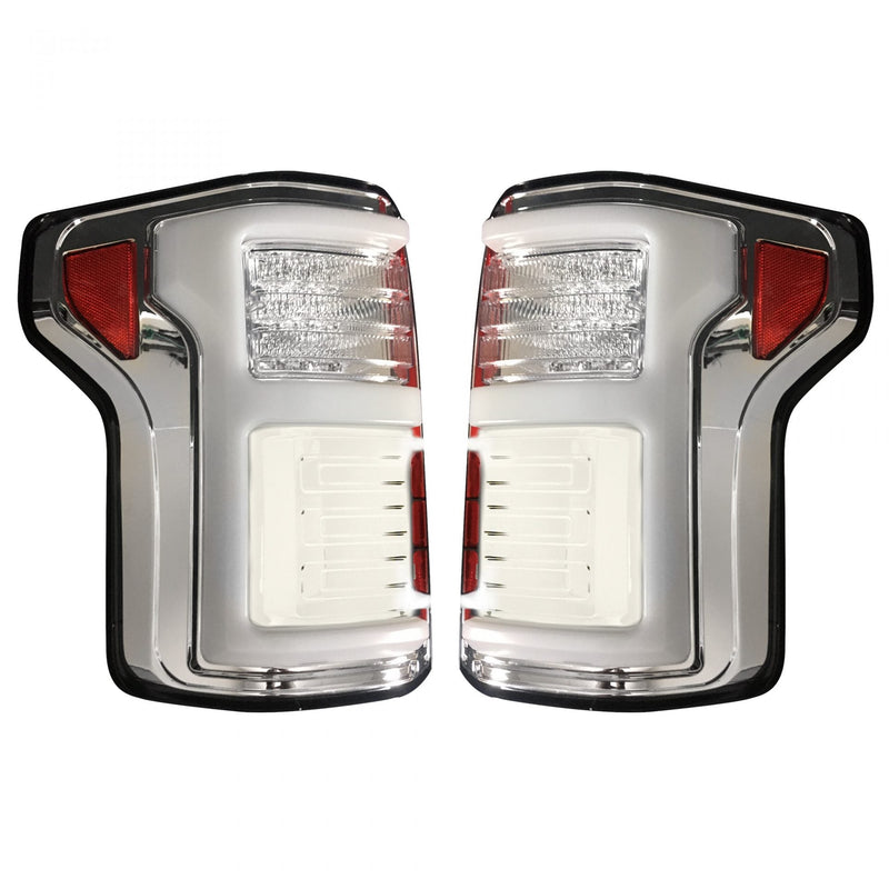 Ford Tail Lights, Ford F150 Tail Lights, F150 18-20 Tail Lights, Clear Tail Lights, Recon Tail Lights, OLED Tail Lights