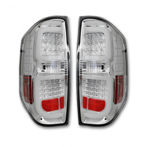 Toyota Tail Lights, Toyota Tundra Tail Lights, Tundra 14-21 Tail Lights, LED Tail Lights, Clear Tail Lights, Recon Tail Lights