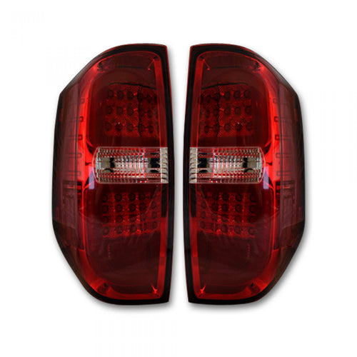 Toyota Tail Lights, Toyota Tundra Tail Lights, Tundra 14-21 Tail Lights, LED Tail Lights, Red Tail Lights, Recon Tail Lights