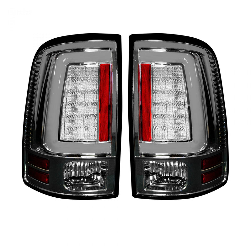 Dodge Tail Lights, Dodge RAM Tail Lights, RAM 1500 09-18 Tail Lights, RAM 2500 10-18 Tail Lights, RAM 3500 10-18 Tail Lights, Clear Tail Lights, Recon Tail Lights