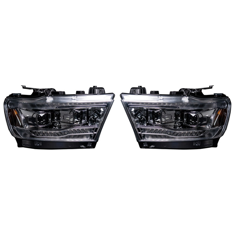 Dodge Projector Headlights, RAM 1500 Projector Headlights, RAM 1500 19-21 Projector Headlights, Clear Headlights, Recon Projector Headlights