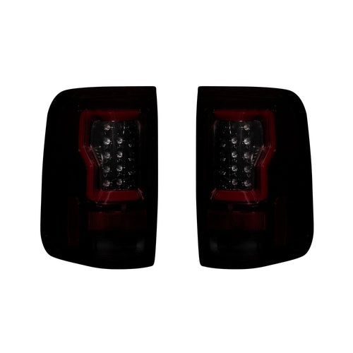 Ford Tail Lights, Ford F150 Tail Lights, F150 04-08 Tail Lights, Tail Lights, Dark Red Smoked Tail Lights, Recon Tail Lights