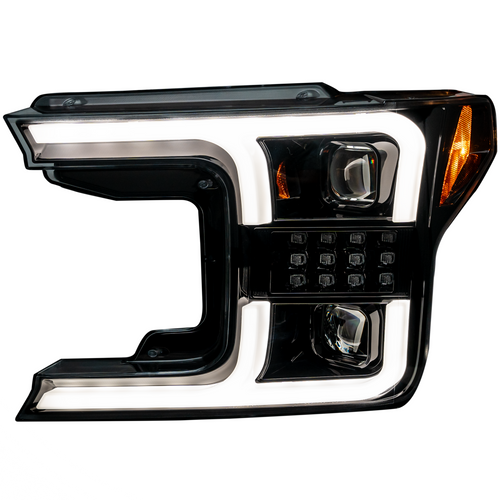 Ford Projector Headlights, Ford F150 Headlights, Ford 18-20 Headlights, OLED DRL Headlights, Smoked/Black Headlights, Recon Projector Headlights, Projector Headlights