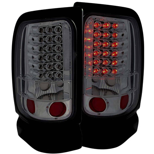 Dodge Ram Tail Lights, Ram 1500 Tail Lights, Ram 2500 Tail Lights, Ram 3500 Tail Lights, 1994-2001 Tail Lights, Smoke Tail Lights, Anzo Tail Lights, LED Tail Lights
