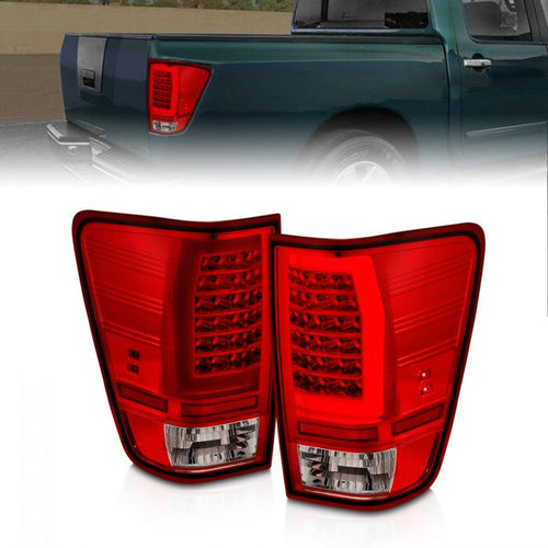 Nissan Led Tail Lights, Nissan Titan Tail Lights, Titan 04 -15 Tail Lights, Led Tail Lights, Black Led Tail Lights, Anzo Tail Lights, Tail Lights
