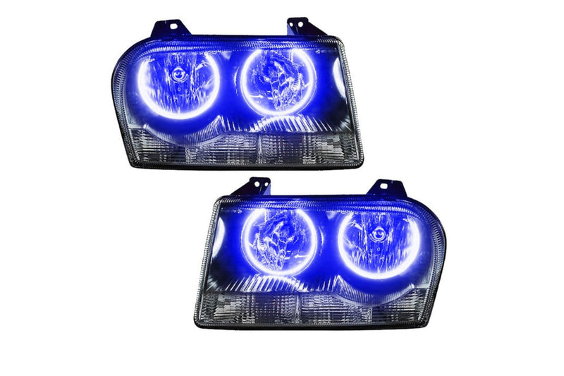 Oracle Chrysler Headlights, Chrysler LED Headlights, 300c LED Headlights, V6 LED Headlights, Blue LED Headlights, Smd LED Headlights, Single Color Headlights, 2005-2010 LED Headlights, Oracle Halo Headlights, LED Halo Headlights, Chrysler Halo Headlights, 300c Halo Headlights
