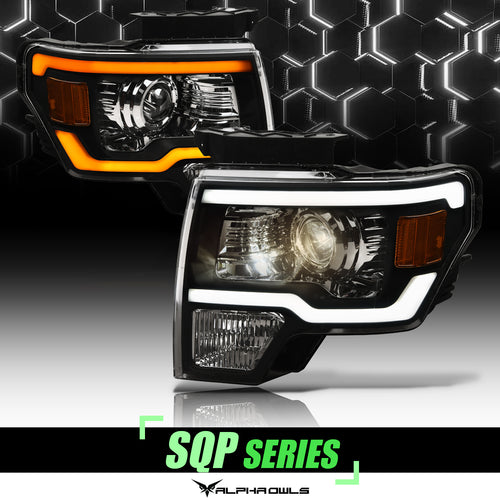 Alpha Owls Headlights, Ford Headlights, F-150 Headlights, 2009-2014 Headlights, Headlights