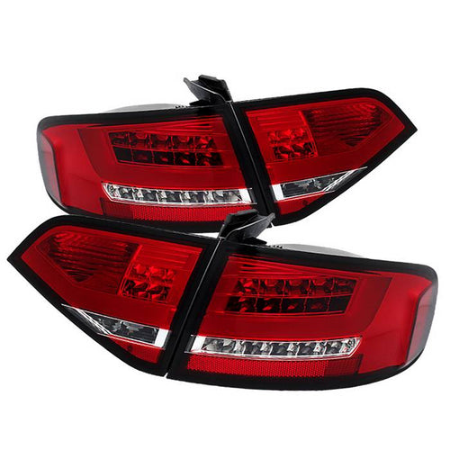 Audi A4 LED Tail Lights, A4 LED Tail Lights, Audi LED Tail Lights, 09-12 Audi LED Tail Lights, Spyder LED Tail Lights, LED  LED Tail Lights, Red Clear LED Tail Lights, LED Tail Lights, Audi v, A4 LED Tail Lights