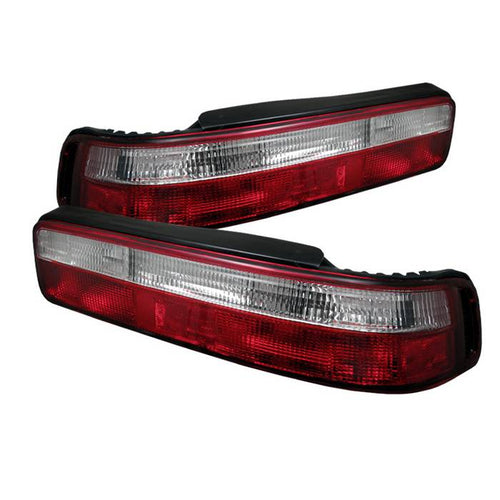 Acura Integra Tail Lights, Acura 2Dr Tail Lights, Integra Tail Lights, 2Dr Tail Lights,  Acura Tail Lights, 90-93 Acura Tail Lights, Spyder Acura Tail Lights, Tail Lights, Red Clear LED Tail Lights, Led Tail Lights, Tail Lights, Tail Light,