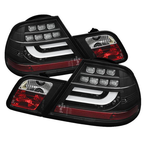 BMW E46 Tail Lights, 00-03 Tail Lights, BMW Tail Lights, E46 Tail Lights, Spyder Tail Lights, Tail Lights, Black Tail Lights, BMW E46