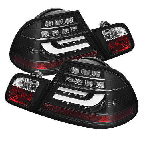 BMW 3-Series LED Tail Lights, 3-Series LED Tail Lights, BMW LED Tail Lights,04-06 BMW LED Tail Lights, Spyder LED Tail Lights, LED Tail Lights, Black LED Tail Lights, BMW 3-Series,