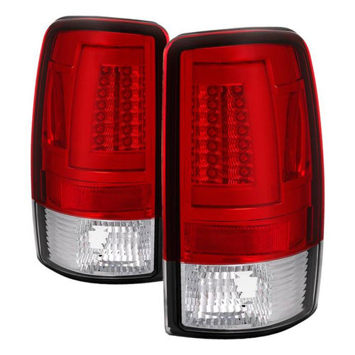 Chevy Suburban Tail Lights, Tahoe Tail Lights, GMC Yukon Tail Lights, Yukon XL Tail Lights, 2000-2006 Tail Lights, Denali XL Tail Lights, GMC Yukon Denali Tail Lights, 2001-2006 Tail Lights, Spyder LED Tail Lights, LED Tail Lights, Euro Style Tail Lights, Red Clear Tail Lights, 1500 Tail Lights, 2500 Tail Lights, Version 2 Tail Lights
