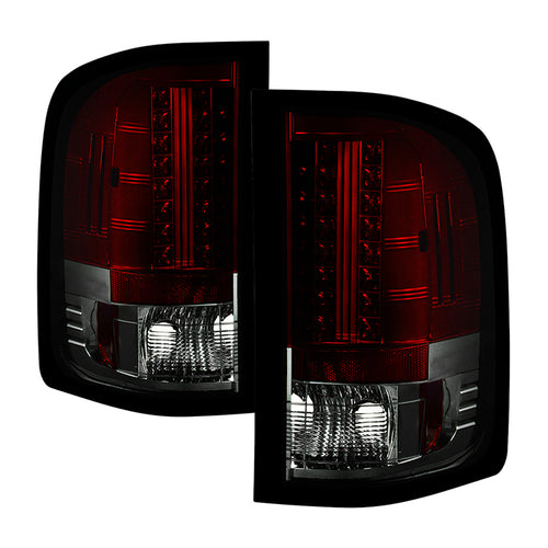 Chevy Silverado Tail Lights, Silverado 1500 Tail Lights, 07-13 Silverado Tail Lights, 07-14 Silverado Tail Lights, Silverado 07-13 Tail Lights, Silverado 07-14 Tail Lights, Silverado 2500hd Tail Lights, Silverado 3500hd Tail Lights, Spyder Tail Lights, Tail Lights, Red Smoke Tail Lights