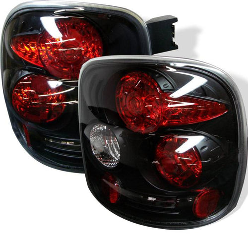 Chevy Silverado Tail Lights, Silverado Tail Lights, Silverado 99-04 Tail Lights, Tail Lights, Spyder Tail Lights, Black Tail Lights, Euro Style Tail Lights