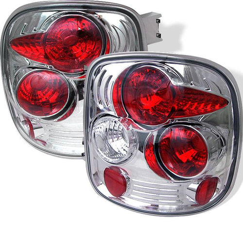 Chevy Silverado Tail Lights, Silverado Tail Lights, Silverado 99-04 Tail Lights, Tail Lights, Spyder Tail Lights, Chrome Tail Lights, Euro Style Tail Lights