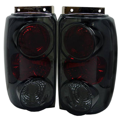 Ford Tail Lights, Ford Explorer Tail Lights, Ford 95-97 Tail Lights, Euro Style Tail Lights, Smoke Tail Lights, Spyder Tail Lights
