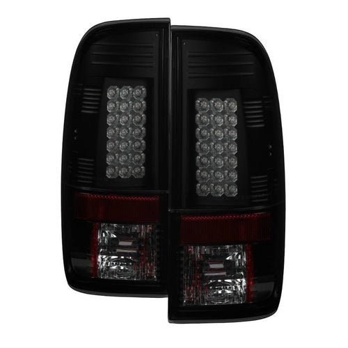 Ford Tail Lights, Ford F150 Tail Lights, Ford 97-03 Tail Lights, Ford F250 Tail Lights, Ford F350 Tail Lights, Ford F450 Tail Lights, Ford F550 Tail Lights, Ford Super Duty Tail Lights, Ford 99-07 Tail Lights, Tail Lights, Black Smoke Tail Lights, Spyder Tail Lights