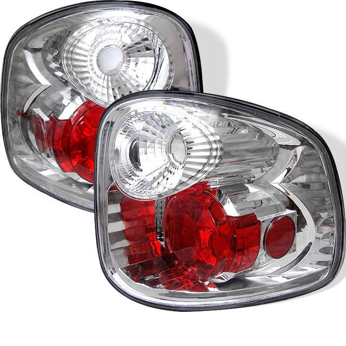 Ford Tail Lights, Ford F150 Tail Lights, Ford 97-00 Tail Lights, Tail Lights, Chrome Tail Lights, Spyder Tail Lights