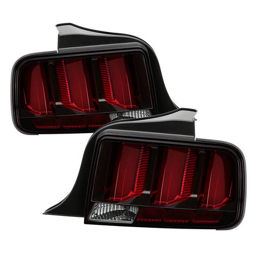 Ford Tail Lights, Mustang Tail Lights, Mustang 05-09 Tail Lights, Black Tail Lights, Spyder Tail Lights, LED Tail Lights