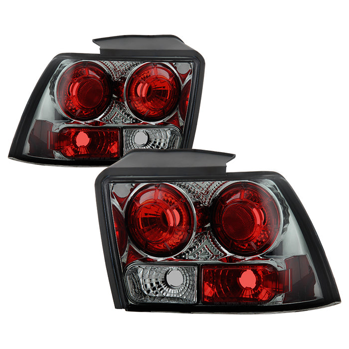Ford LED Tail Lights, Ford Mustang Tail Lights, 99-04 Tail Lights, Smoke Tail Lights, Spyder Tail Lights
