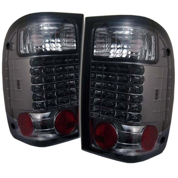 Ford LED Tail Lights, Ford Ranger Tail Lights, 01-05 Tail Lights, Smoke Tail Lights, Spyder Tail Lights