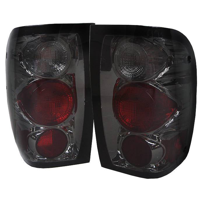 Ford LED Tail Lights, Ford Ranger Tail Lights, 98-00 Tail Lights, Smoke Tail Lights, Spyder Tail Lights