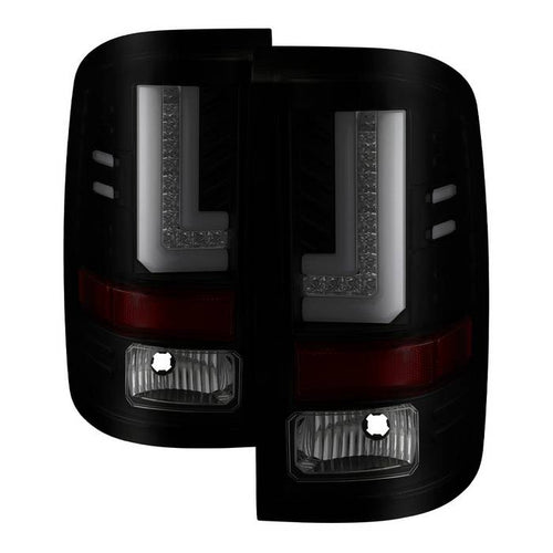 GMC LED Tail Lights, Sierra 1500 Tail Lights, Sierra 2500HD Tail Lights, Sierra 3500HD Tail Lights, Black Smoke Tail Lights, Spyder Tail Lights