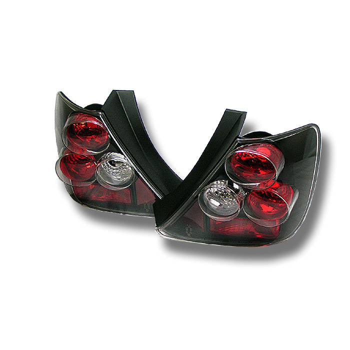 Honda Tail Lights, Honda Civic Tail Lights, Civic Si 03-05 Tail Lights,3DR Euro Style Tail Lights, Black Tail Lights, Spyder Tail Lights