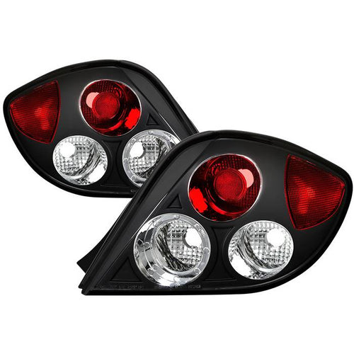 Hyundai Tail Lights, Hyundai Tiburon Tail Lights, 03-05 Tail Lights, Euro Style Tail Lights, Tiburon Tail Lights, Black Tail Lights, Spyder Tail Lights