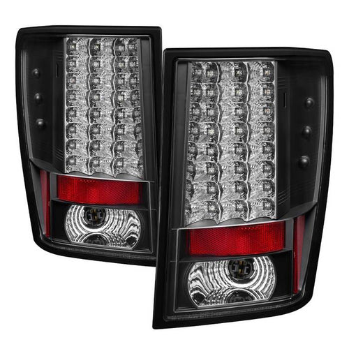 Jeep Tail Lights, Jeep Grand Tail Lights, Cherokee Tail Lights, 07-10 Tail Lights, LED Tail Lights, Black Tail Lights, Spyders Tail Lights, Tail Lights