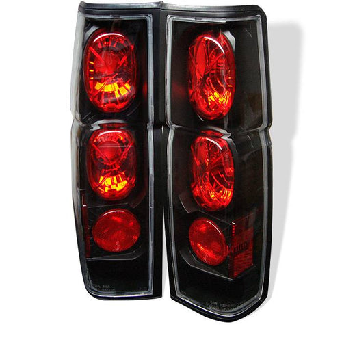 Nissan Tail Lights, Nissan Hardbody Tail Lights, Hardbody 86-97 Tail Lights, Euro Style Tail Lights, Tail Lights, Black Tail Lights, Spyder Tail Lights