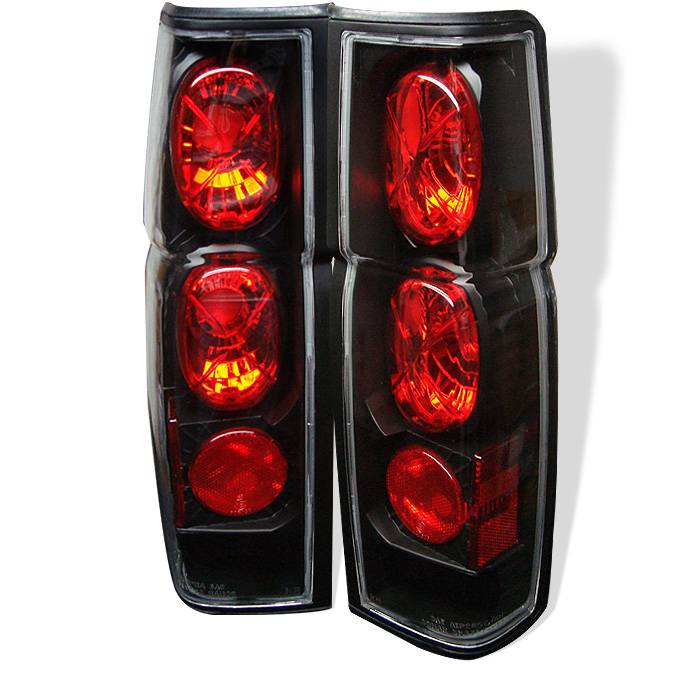 Nissan Tail Lights, Nissan Hardbody Tail Lights, Hardbody 86-97 Tail Lights, Euro Style Tail Lights, Tail Lights, Black Tail Lights, Spyder Tail Lights
