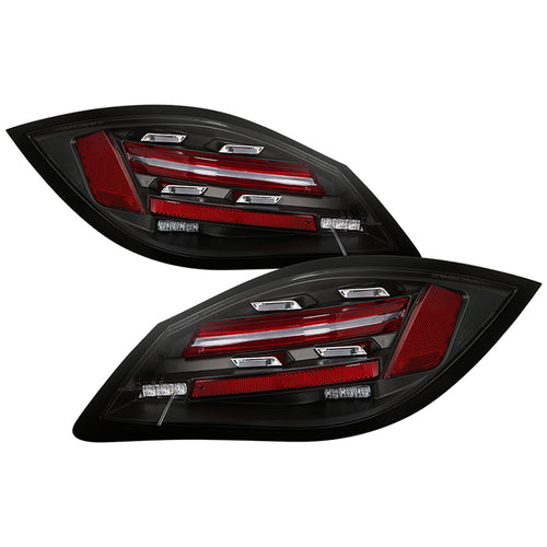 Porsche Cayman Lights, Porsche Tail Lights, Porsche LED Lights, 2009-2012 Tail Lights, 05-08 Tail Lights, Black Tail Lights, Spyder Tail Lights, Cayman Tail Lights, Cayman LED Lights, Porsche Cayman Lights, Boxster Tail Lights