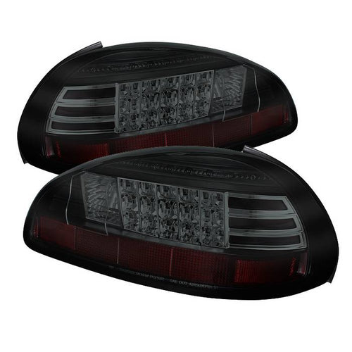 Pontiac LED Tail Light, Grand Prix Tail Light, Grand Prix 97-03 Tail Light, Black Smoke LED Tail Light, Spyder LED Tail Light