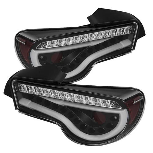 Scion LED Tail Lights, Scion FRS Tail Lights, FRS LED Tail Lights, FRS 05-10 Tail Lights, Black LED Tail Lights, LED Tail Lights, Spyder Tail Lights, Subaru BRZ Tail Lights, BRZ 12-18 Tail Lights