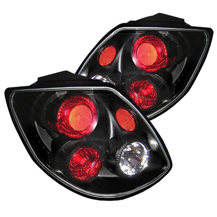 Toyota Tail Lights, Matrix Tail Lights, Matrix 03-05 Tail Lights, LED Tail Lights, Black Tail Lights, Spyder Tail Lights