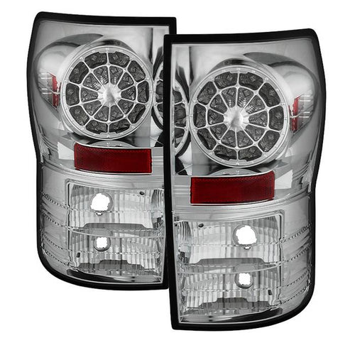 Toyota LED Tail lights, Toyota Tundra Tail lights, Tundra LED Tail lights, Tundra 07-13 Tail lights, LED Tail lights, Chrome Tail lights, Spyder Tail lights