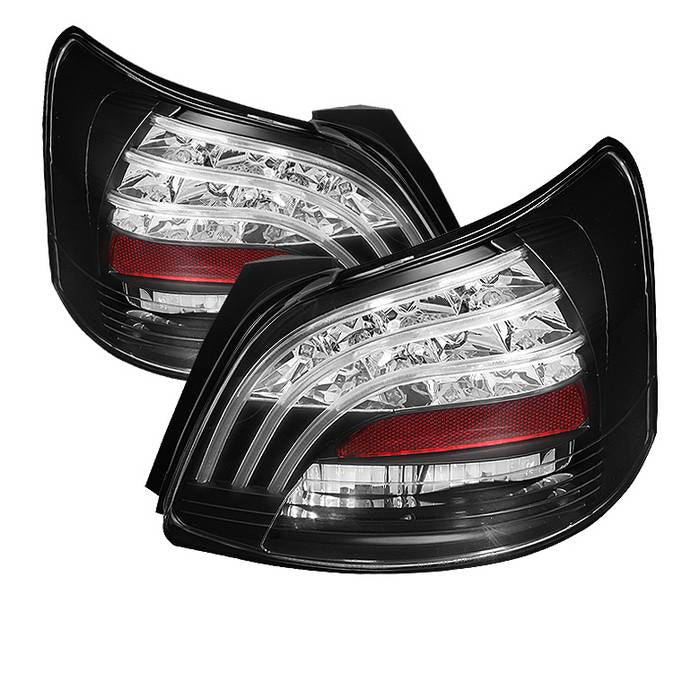 Toyota Yaris Tail Lights, Yaris Tail Lights, LED Tail Lights, Yaris 07-09 Tail Lights, Black LED Tail Lights, Tail Lights, Toyota Yaris LED Tail Lights, Toyota Tail Lights