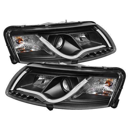 Audi A6 Headlights, A6 Headlights, Audi Headlights,05-07 Audi Headlights, Spyder Headlights, Headlights, Black Headlights, Audi A6, A6 Headlights